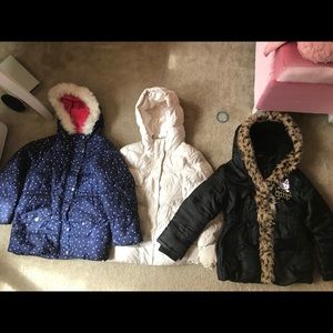 Girls winter jackets 6/8 EUC $5 each